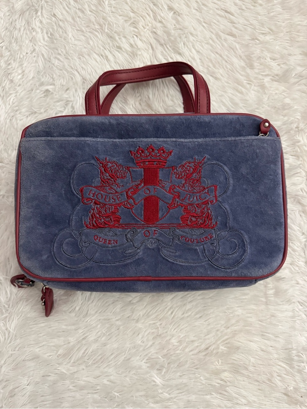 EUC Y2K Juicy Couture Velour Cosmetics Bag!